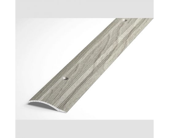 Порог разноуровневый алюминиевый декоративный (39,4 мм, 1,35 м, Сосна серебристая) ЛУКА УТ000025822 