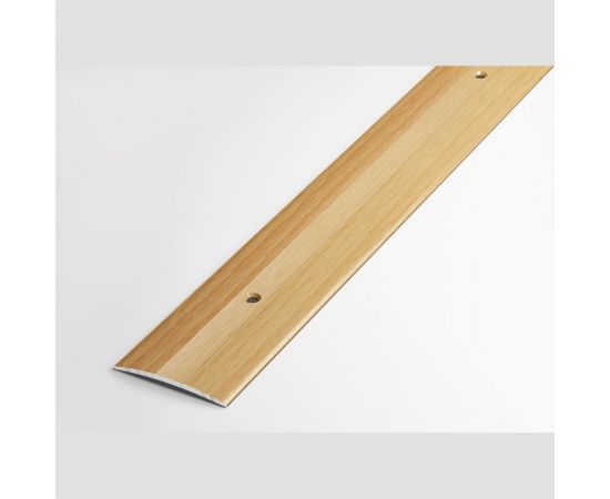 Порог прямой алюминиевый декоративный (37 мм, 1,8 м, Бук натуральный) ЛУКА 00000001463 