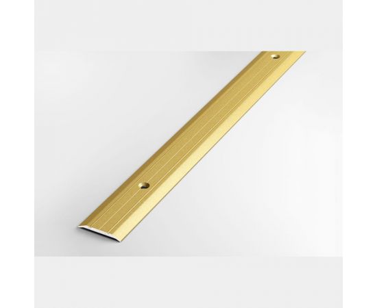 Порог прямой алюминиевый ЛУКА (25 мм, 1,8 м, анодированный, Золото) 00000001334 