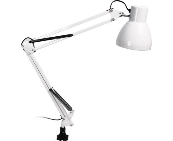 Настольный светильник Smartbuy под лампу E27 на струбцине, белый SBL-DLc-E27-w 