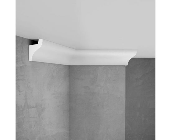 Плинтус потолочный под подсветку Stenopol 50х32х2000 мм C7506 