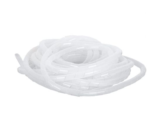 Спиральная лента для организации и защиты кабельных пучков NIKOMAX белая, 10м NMC-SWB15-010-WT 