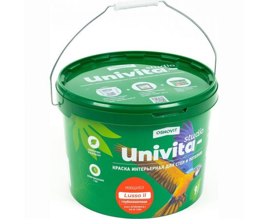 Интерьерная краска Основит Univita Studio Lusso II САс992 СМ2. База А, 9 л 89325 – изображение 2