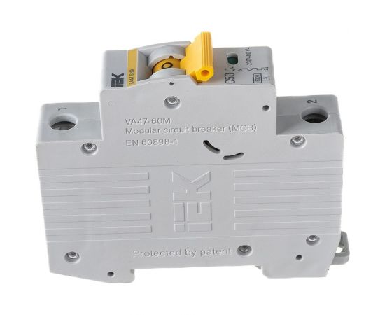 Автоматический выключатель IEK ВА47-60M 1Р 50А 6кА С MVA31-1-050-C – изображение 2