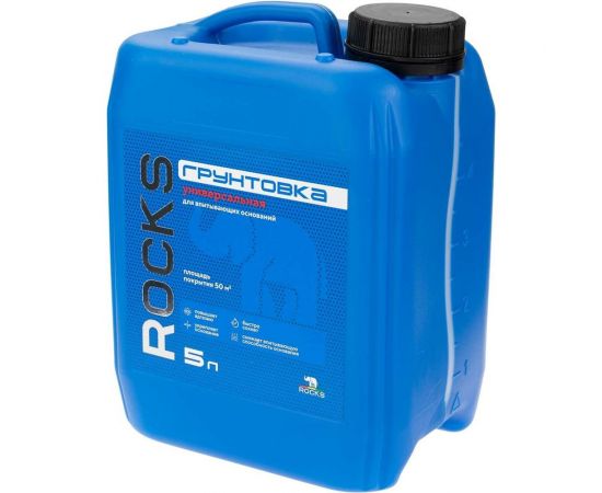 Грунтовка универсальная для сухих помещений ROCKS 5 л ROC700 – изображение 2