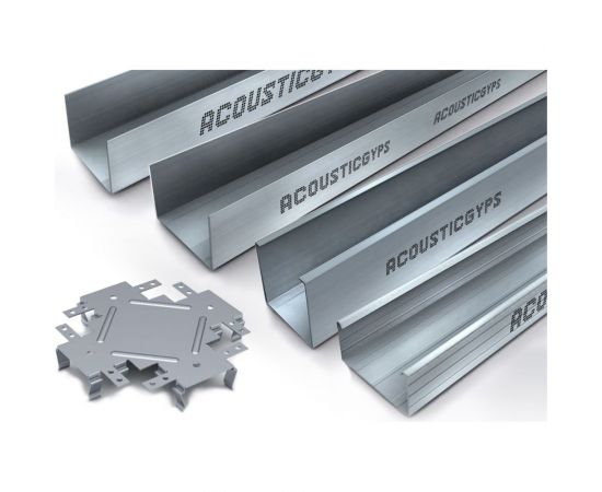 Профиль Техносонус АкустикГипс ПП (усиленный; 27х28 мм; 3 м) 1400300073 – изображение 2