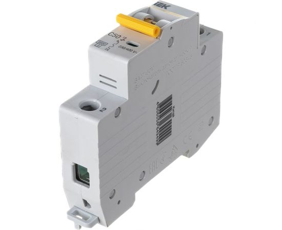 Автоматический выключатель IEK ВА47-60M 1Р 50А 6кА С MVA31-1-050-C – изображение 3