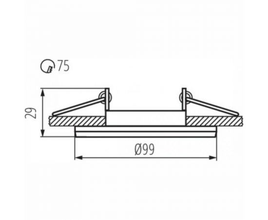Точечный светильник KANLUX COLIE DTO-W/ 26740 – изображение 3