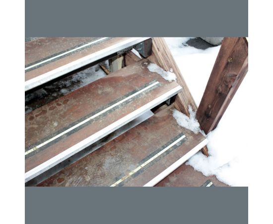 Ступень с алюминиевым кантом Lucky Guy 1000x300 мм, влагостойкая фанера 030 01 1000300 БФ – изображение 5