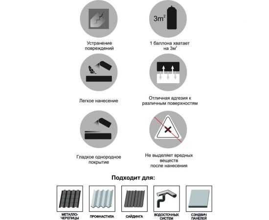 Аэрозольная эмаль для профнастила MONARCA RAL3005 красное вино 73005 – изображение 5