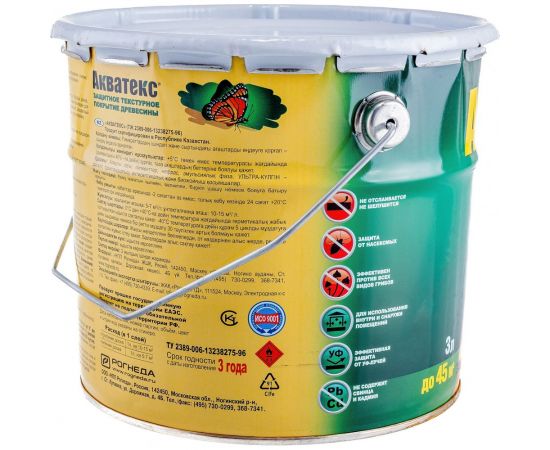 Защитно-декоративное покрытие для древесины Акватекс Орех 3 л 4 545 – изображение 6