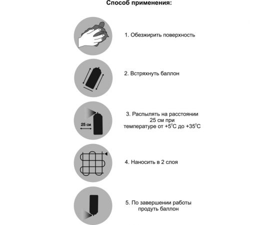Аэрозольный лак Monarca Глянцевый 10190 – изображение 6