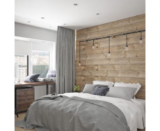 Самоклеящаяся ПВХ плитка LAKO (сосна беленая; 18 шт.; 2.51 кв.м) LKD-0004-8 – изображение 8