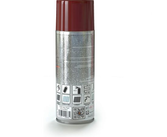 Аэрозольная эмаль для профнастила MONARCA RAL3005 красное вино 73005 – изображение 8