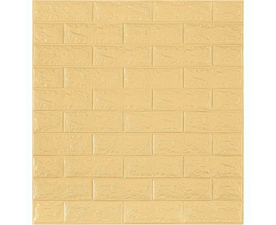 3D панель мягкая самоклеящаяся LAKO Классический кирпич (бежевый; 70х77 см) LKD-01-04-06 