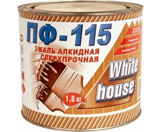 Эмаль White House ПФ-115 (салатная; 1.8 кг) 15231 