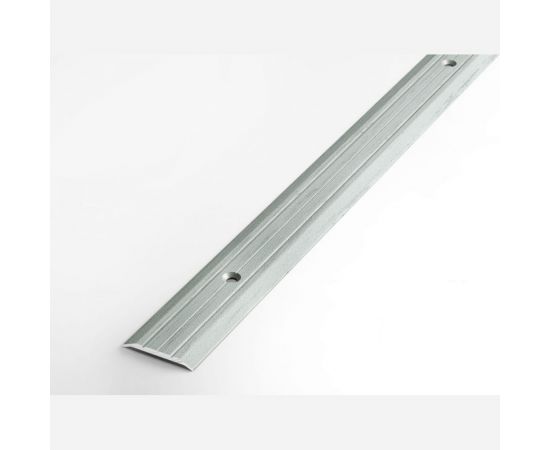 Порог прямой алюминиевый (25 мм; 0.9 м; декоративный; ольха серая) Лука УТ000026018 