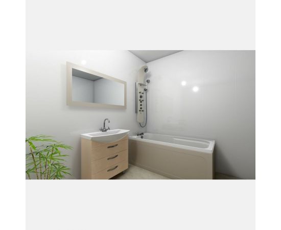 Панель ДЕКОЛЮКС Альянс (2.7x0.25x0.007 м; белый глянец) 4670088913279 – изображение 2