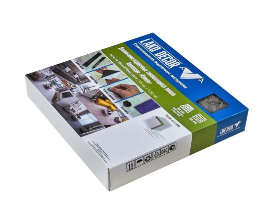 Самоклеящаяся ПВХ плитка LAKO (серый мрамор; 28 шт; 2.52 кв.м) LKD-81011-3 – изображение 23