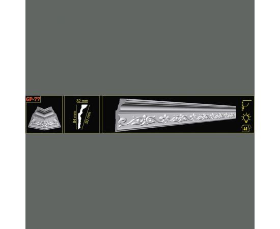 Плинтус Glanzepol GP-77 2 м 4607131657491 – изображение 4