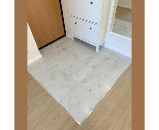 Порог алюминиевый Т-образный ЛУКА (5 шт, 20 мм, 2,7 м, Дуб беленый) УТ000020994 – изображение 4