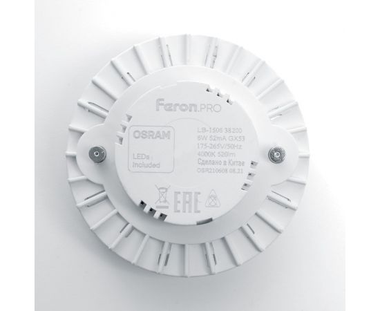 Светодиодная лампа FERON LB-1508 GX53 8W 2700K 38202 – изображение 5