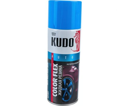 Жидкая резина KUDO COLOR FLEX голубая KU-5505 – изображение 6