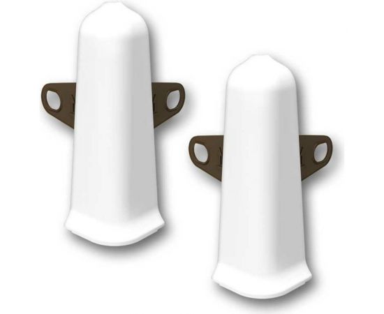 Наружный угол для плинтуса DECONIKA (70 мм; 001 Белый; 2 шт.) Д-П70-Нк-Ф2 001 БЕЛ 