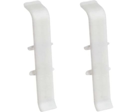 Соединитель для плинтуса DECONIKA (85 мм; 001 Белый; 2 шт.) Д-П85-С-Ф2 001 БЕЛ 
