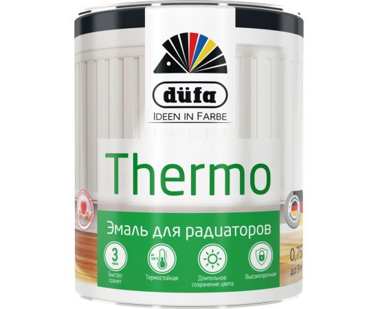 Эмаль Dufa THERMO для отопительных приборов белая 750 мл Н0000002554 