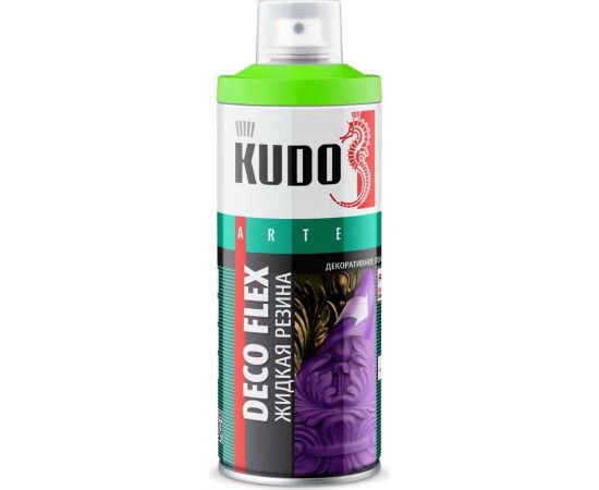 Жидкая резина KUDO DECO FLEX флуоресцентная зелёная KU-5321 