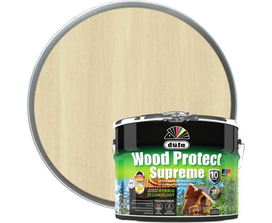 Пропитка Dufa WOOD PROTECT Supreme, бесцветная 9 л МП00-008383 