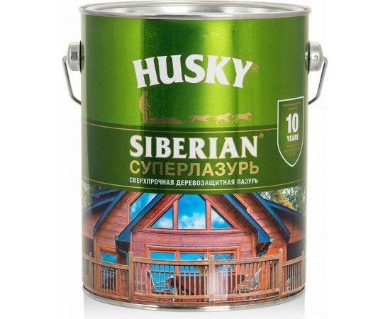 Суперлазурь HUSKY Siberian Антик 2,7 л 30296 – изображение 2