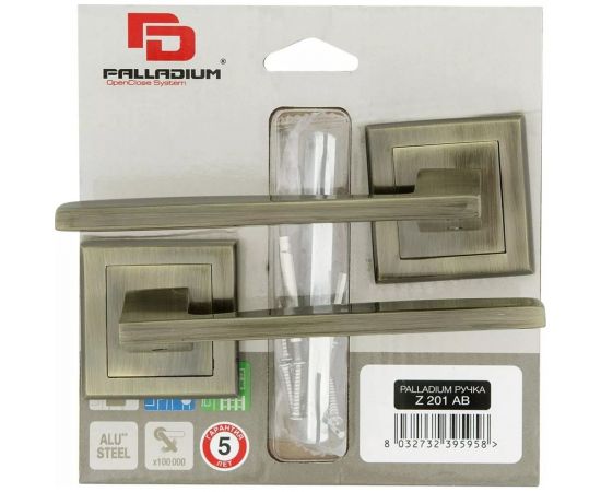 Дверная ручка Palladium Z 201 AB СТ-00000906 – изображение 4