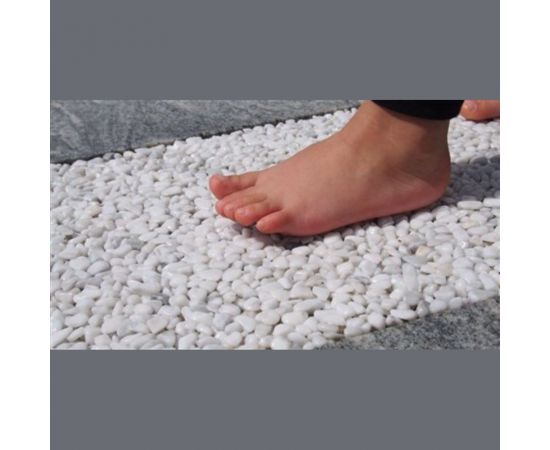 Каменный ковер - декоративное покрытие Kitstone цвет Snow 1810119 – изображение 4