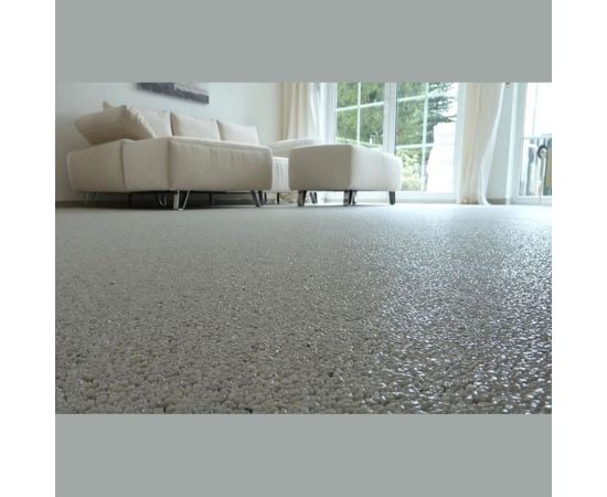Каменный ковер - декоративное покрытие Kitstone цвет Snow 1810119 – изображение 5