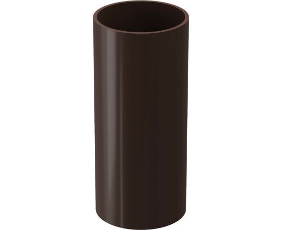 Водосточная труба DOCKE LUX (1 м; шоколад) PVLJ-1050 