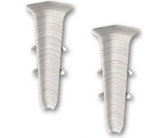 Угол внутренний для плинтуса DECONIKA (55 мм; 253 Ясень серый; 2 шт.) Д-П55-В-Ф2 253 ЯСН СЕР 