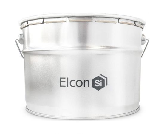 Быстросохнущая грунт-эмаль по металлу Elcon (3 в 1 по ржавчине; матовая; серая; 10 кг) 00-00462656 