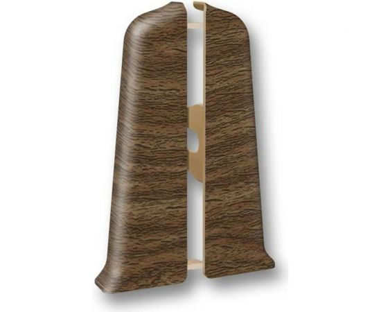 Торцевые заглушки для плинтуса DECONIKA (55 мм; 291 Орех; 2 шт.) Д-П55-Тп-Ф1 291 ОРХ 