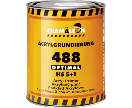 Акриловый грунт-наполнитель CHAMAELEON 5:1, HS, серый, 1 л 14881 