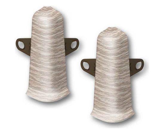 Наружный угол для плинтуса DECONIKA (85 мм; 229 Дуб латте; 2 шт.) Д-П85-Нк-Ф2 229 ДУБ ЛАТ 