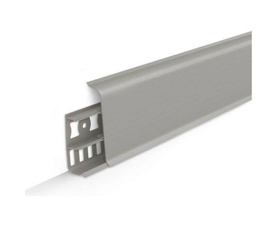 Напольный плинтус DECONIKA (70 мм; 2,2 м; 036 платиново-серый; 1 шт.) Д-П70 036 ПЛТ СЕР 