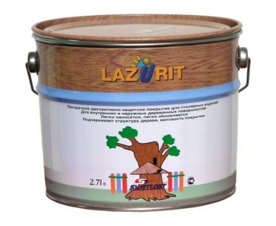 Декоративное покрытие для дерева Goodhim Lazurit сосна, 2,7 л 73201 