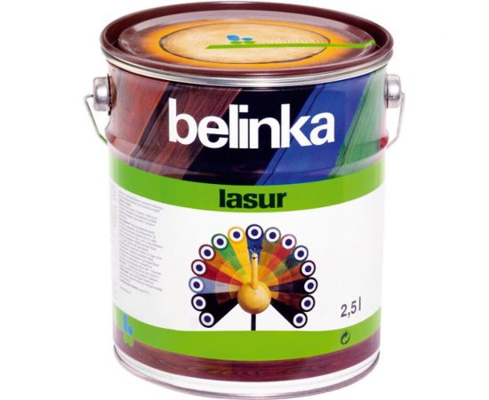 Лазурное покрытие для защиты древесины Belinka LASUR 14 лиственница 2,5л 50364 