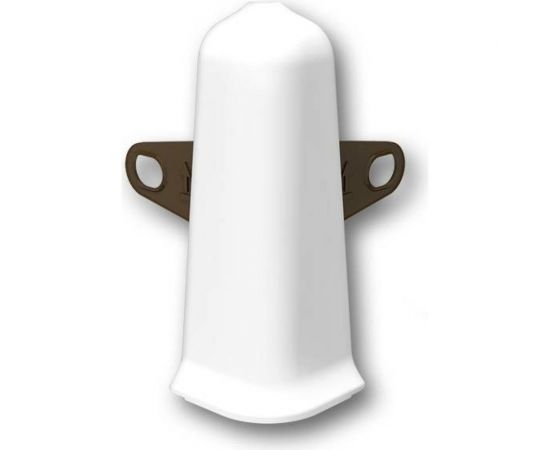 Наружный угол для плинтуса DECONIKA (55 мм; 001-G белый глянец; 2 шт.) Д-П55-Нк-Ф2 001-0 БЕЛ-Г 