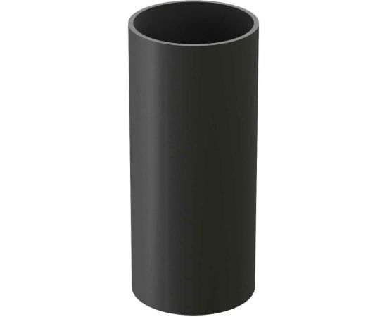 Водосточная труба DOCKE LUX (1 м; графит) PVLJ-1086 