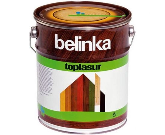 Лазурное покрытие для защиты древесины Belinka TOPLASUR 23 махагон 1л 51223 