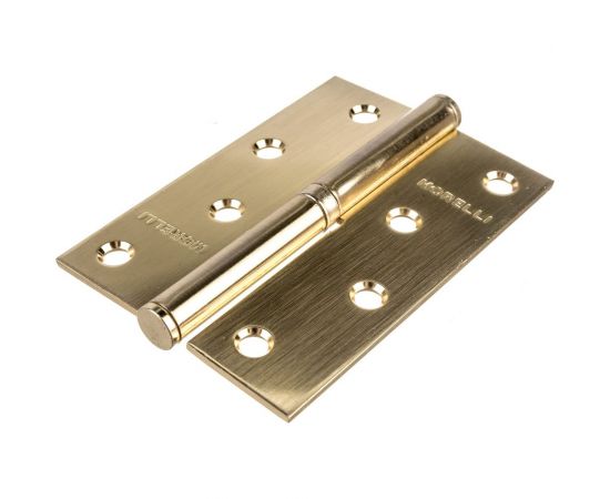 Стальная петля MORELLI MSD 100x70x2.5 SG R правая, матовое золото 9009531 