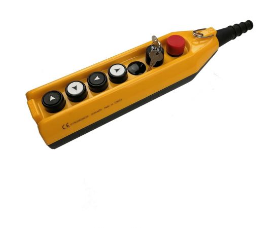 Пульт управления Emas 7-ми кнопочный, c ключом и аварийной кнопкой, 250 В, 4А PV7E30B22AC20 – изображение 2